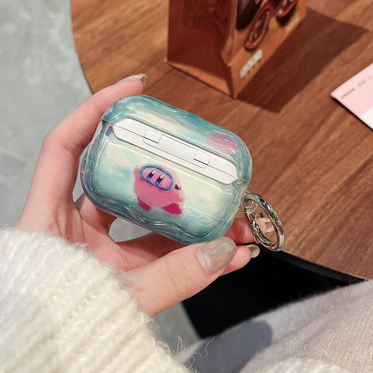 DanDan 适用Airpodpro3可爱冰透蓝潜水卡比苹果耳机保护套airpods4卡通防摔airpodpro2硅胶耳机壳