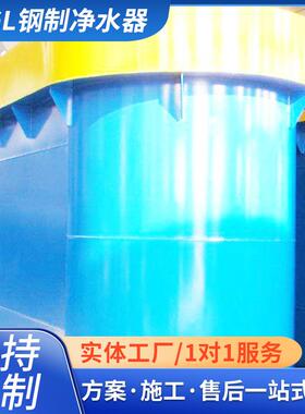 厂家直供全自动重力净水器KGL钢制重力式净水器污水水处理设备