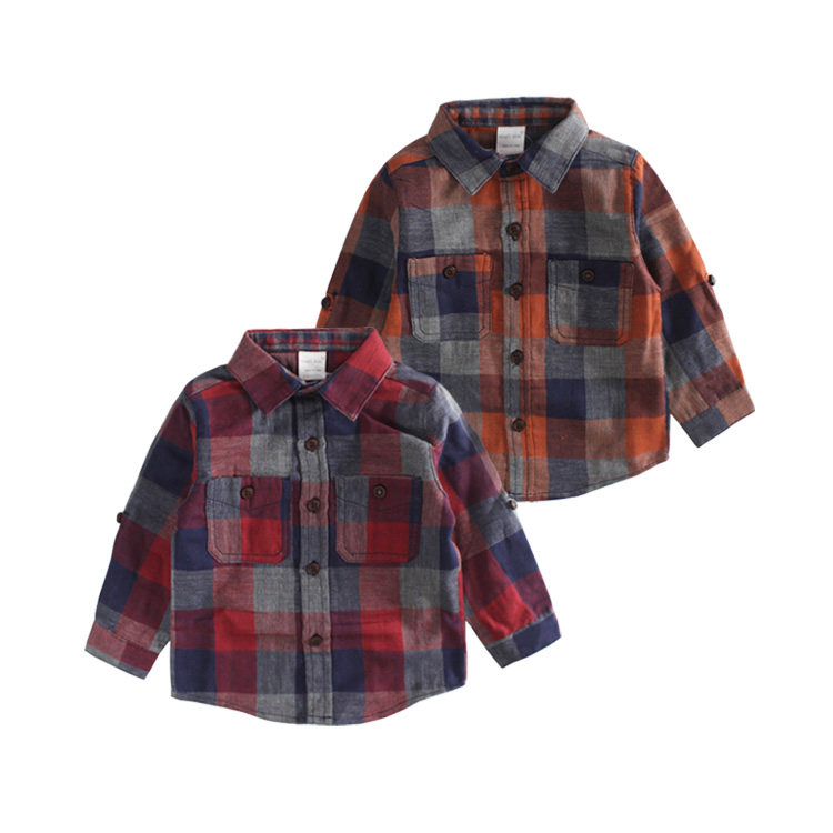 Chemise garcon à manche longue - Ref 2074435 Image 1