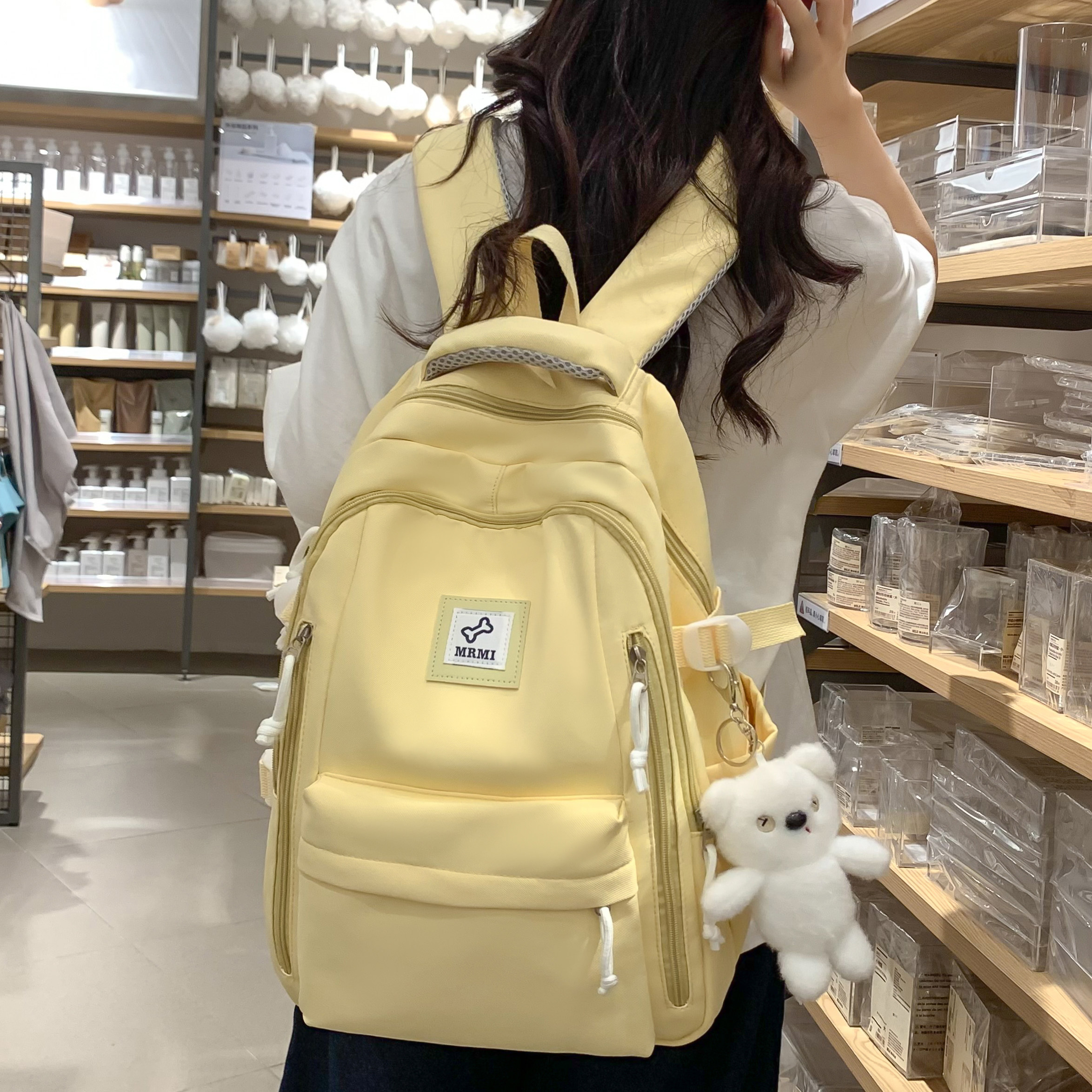 芊思淼校园男女通用双肩背包
