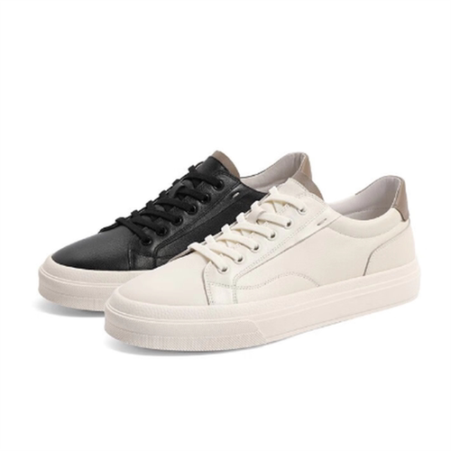 小白鞋舒适牛皮休闲板鞋