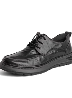 同款男鞋商务鞋春秋新款牛皮褶皱新郎鞋婚鞋正装皮鞋男士8CA01CM3