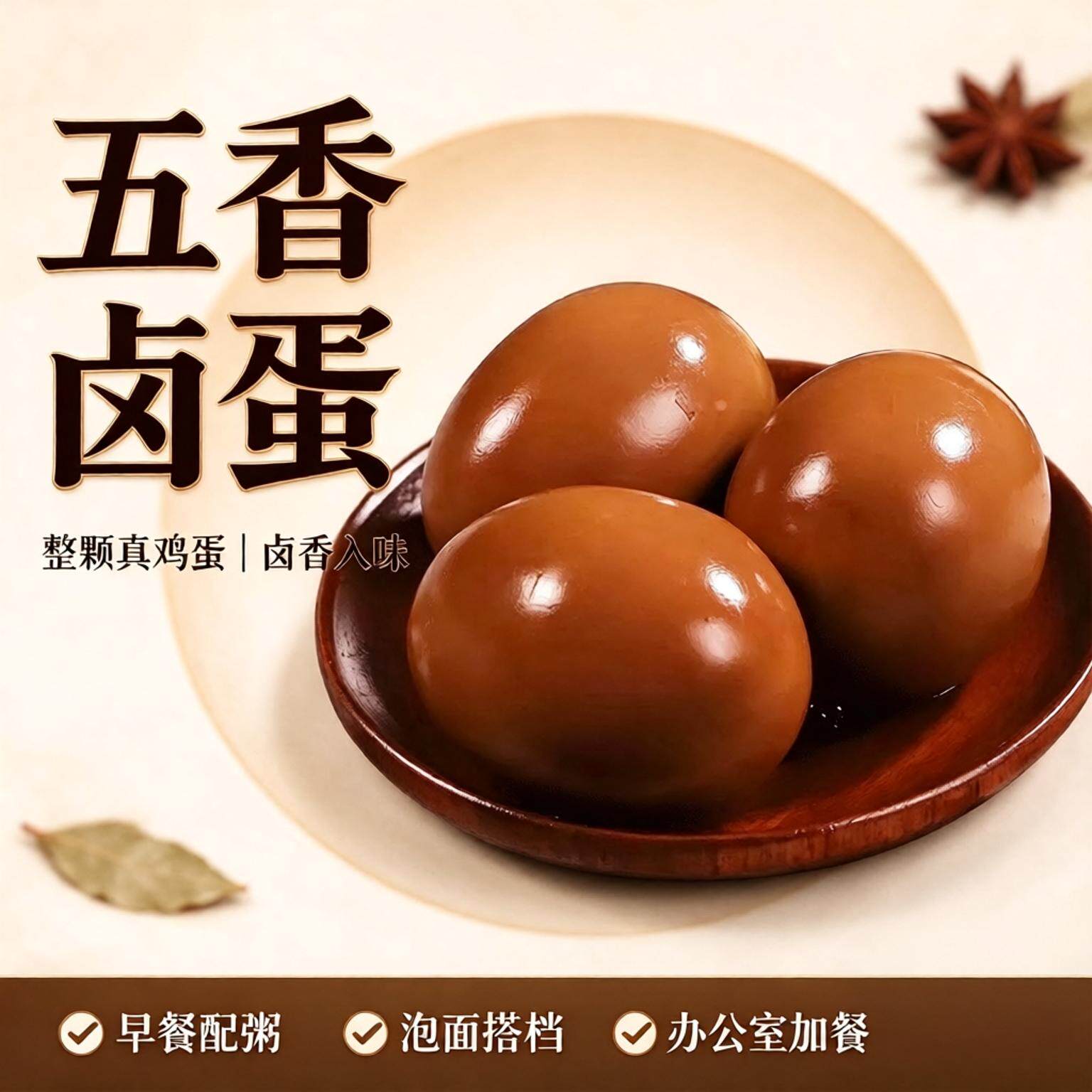 真空独立包装熟食卤鸡蛋