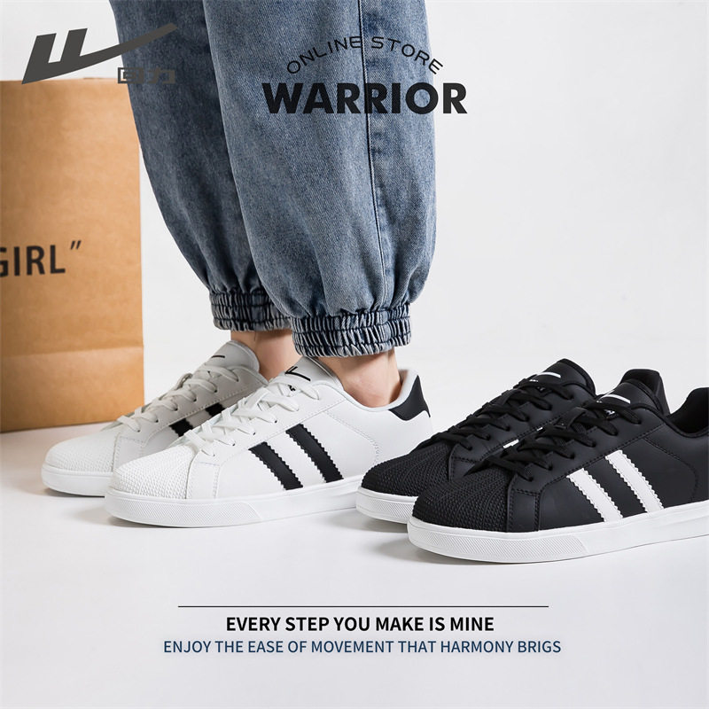 回力板鞋男2026情侣休闲百搭透气轻便学生经典运动鞋黑白德训女鞋