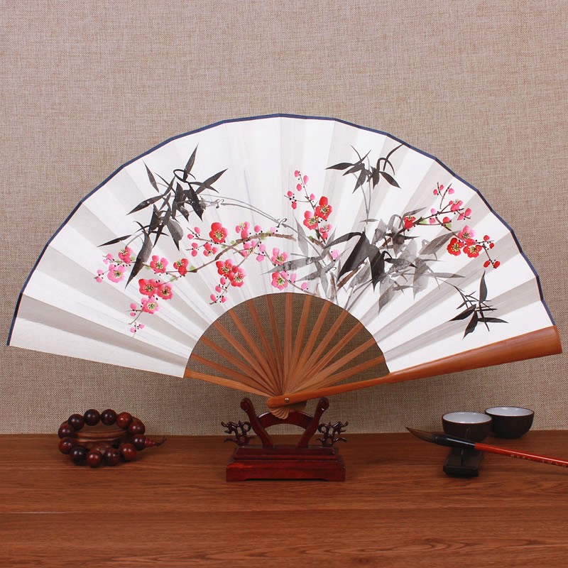 10寸古风宣纸扇中国风手绘空白扇子写字折扇男古典题字绘画竹扇大|ruв категории начало ежедневно, вентилятор/мини - вентилятор/аксессуары/лед колодка/лед штукатурка, веер - от Buy2taobao.com для оказания профессиональной услуги покупки агента Taobao