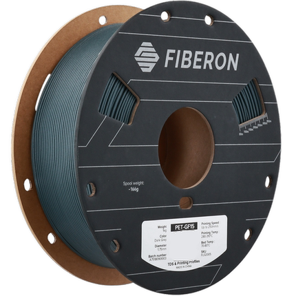 Polymaker  Fiberon™ PET-GF15 1.75mm  1000g 黑色 PET GF
