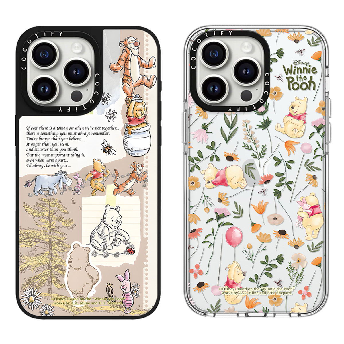 CASETi联名可爱卡通迪士尼小熊维尼熊苹果15适用iPhone14ProMax明星同款新款13防摔Magsafe磁吸12保护套女款