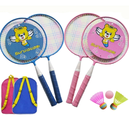Ракетка для бадминтона для школьников, дорожная игрушка для детского сада, 3-12 лет, подходит для подростков