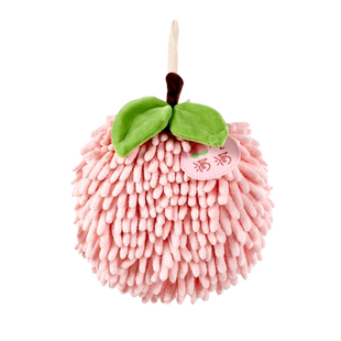 雪尼尔擦手巾挂式厨房浴室洗手间加厚擦手球抹布超强吸水毛巾可爱