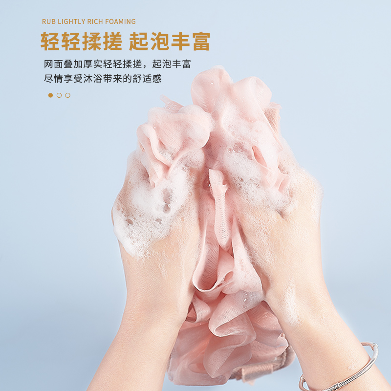 搓背神器强力不求人洗澡巾长条搓背后沐浴条拉背浴花搓泥粗砂家用