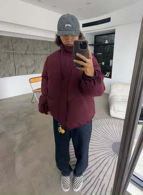 RonnShop日系宽松潮流复古街头冬季羽绒服外套保暖