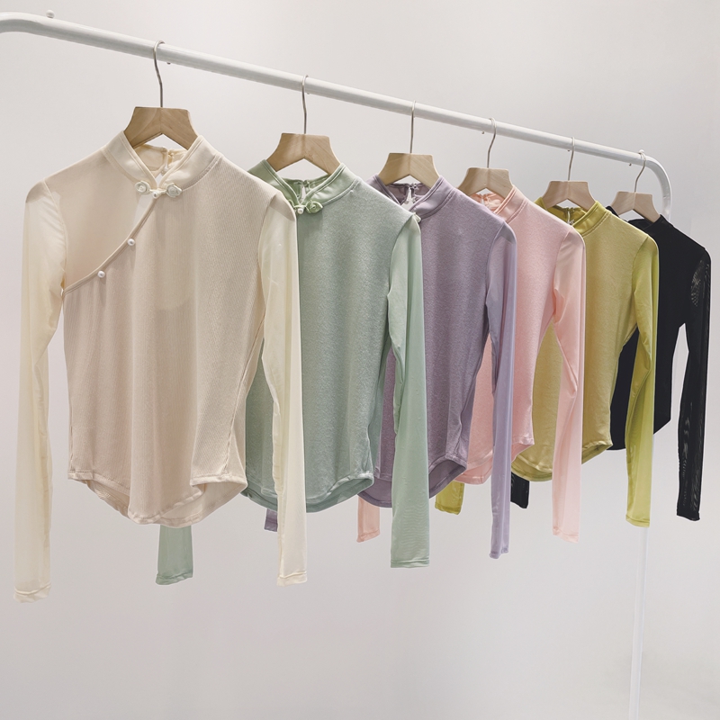 古典舞练功服演出服旗袍修身显瘦