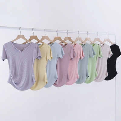 学生形体舞蹈服练功服女短袖