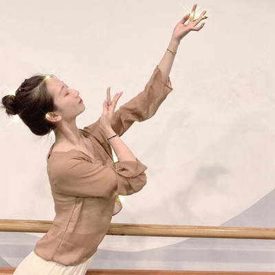 古典舞练功服现代舞罩衫汉唐