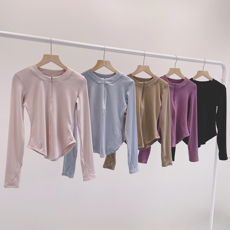 现代舞中国舞练功服宽松套指袖