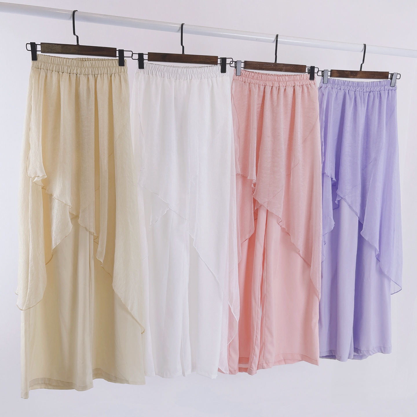 古典舞舞蹈服飘逸大摆裙裤荷花裤