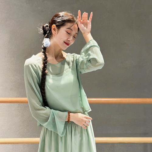 古典舞练功服演出服纱衣飘逸