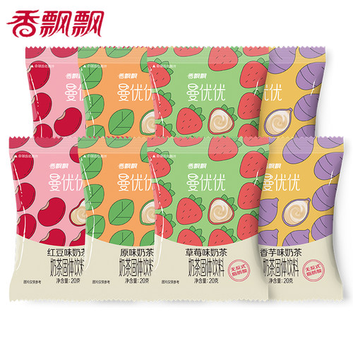 香飘飘曼优优红豆奶茶