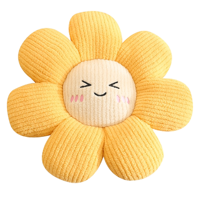 新款抽条绒花朵日式蒲团坐垫屁垫