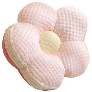 花朵抱枕靠背垫子沙发客厅靠垫办公室护腰垫午睡枕头学生床上靠枕