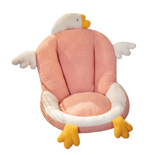 大鹅坐垫办公室久坐靠垫一体加厚椅子学生垫子座垫超软椅垫冬季女