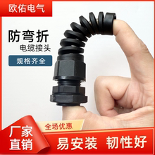 防折弯电缆防水接头固定pg7 PG9 PG11 pg21 PG16 M12 M16 M18 M22