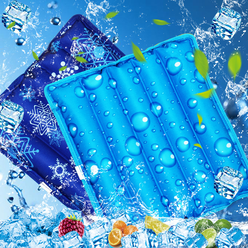 杉柚拉拉pvc加厚防漏降温冰垫