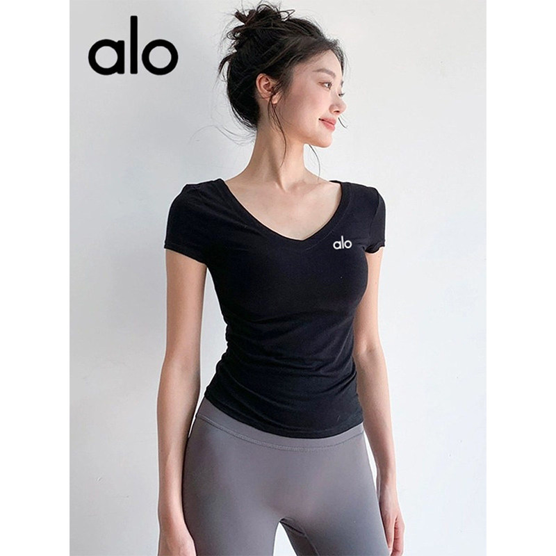 AIo瑜伽t恤上衣夏季款透气