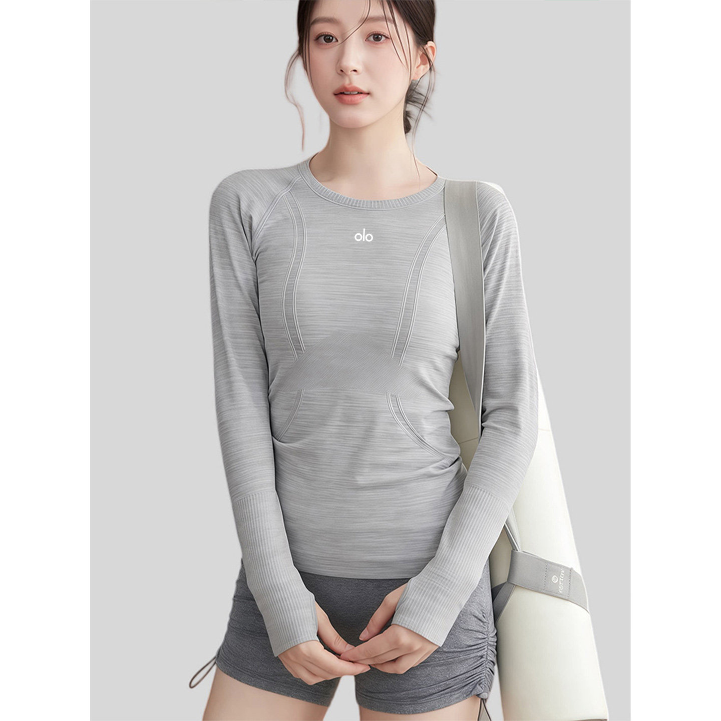 瑜伽服秋冬季新款运动上衣显瘦