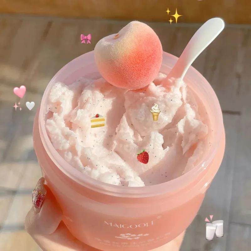 小红书推荐沐浴磨砂膏全身深层清洁去角质死皮嫩白搓泥宝女