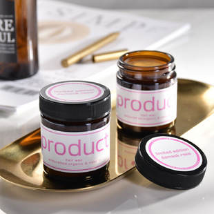 自然蓬松湿感造型膏发泥 wax纯植物湿发蜡女保湿 日本product hair