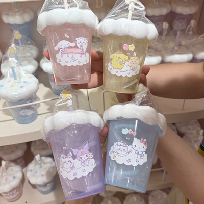 Chiikawa×Sanrio characters三丽鸥系列吸管杯 名创优品MINISO