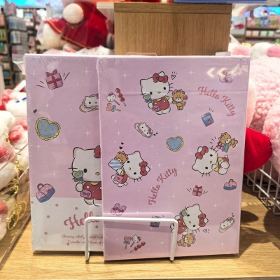 三丽鸥系列面包轻薄折叠化妆纸镜名创优品MINISOHelloKitty
