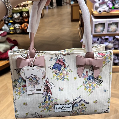 Cath Kidston花园工坊系列手提包托特包网纱包 名创优品MINISO