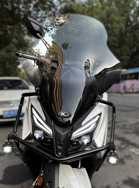 天飞仕适用24款赛艇CT250限量版专用风挡加高挡风配件护胸挡雨板