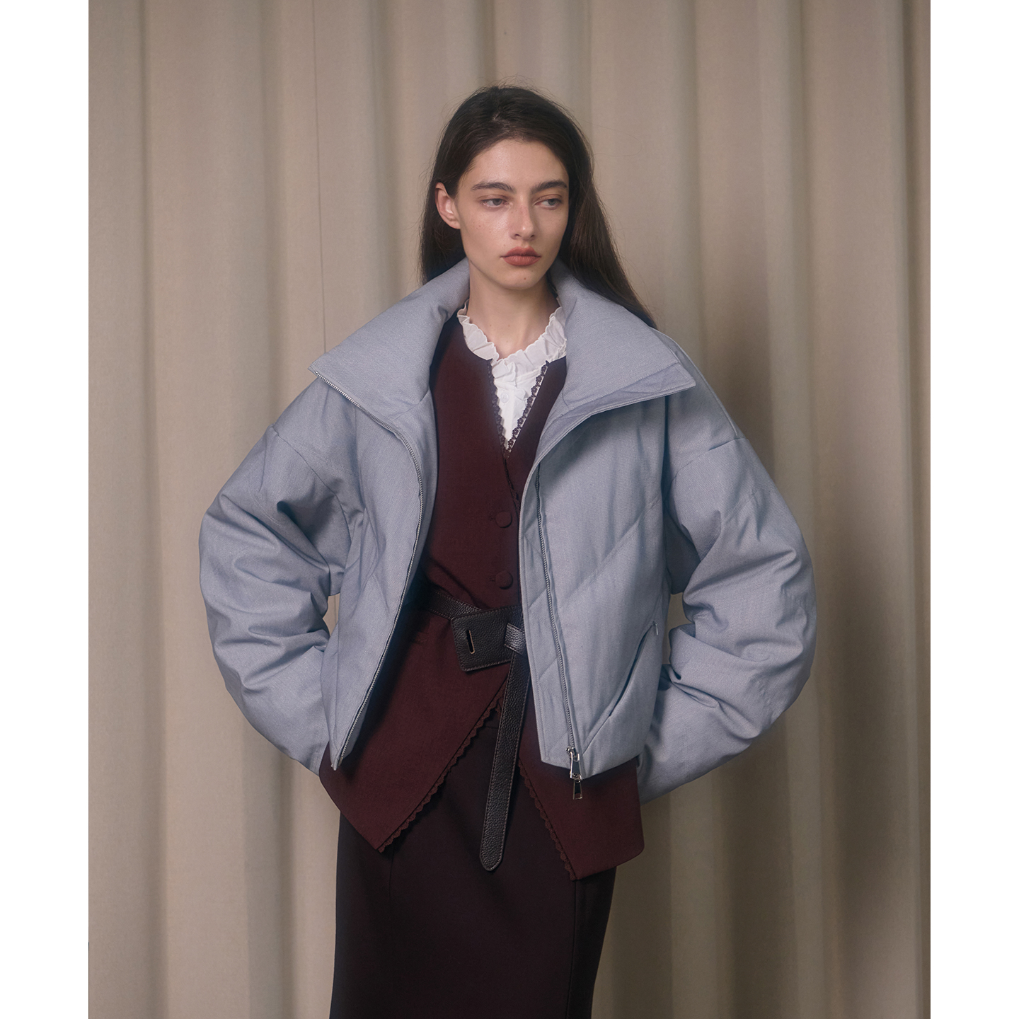 ACDY 2025新款时尚百搭显瘦羽绒服女短款外套