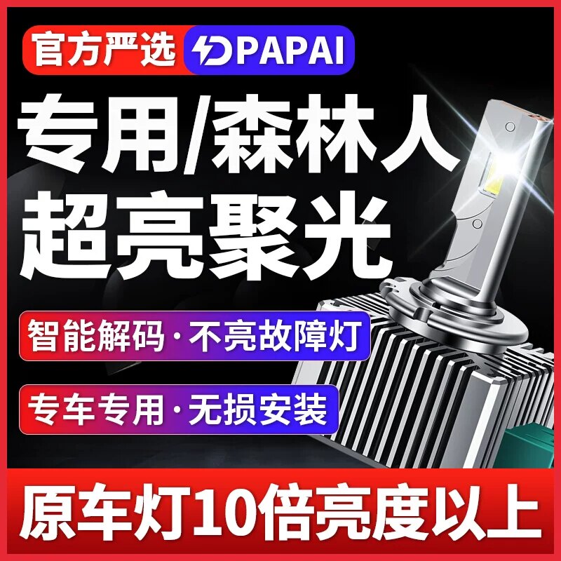 适用08-15款斯巴鲁森林人专用氙气灯D4S改装LED激光灯D2R超亮车灯