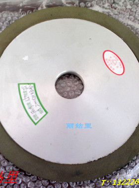 金钢石砂轮单斜边砂轮绿色超硬斜口砂轮200*10*32*10MM单斜边砂轮