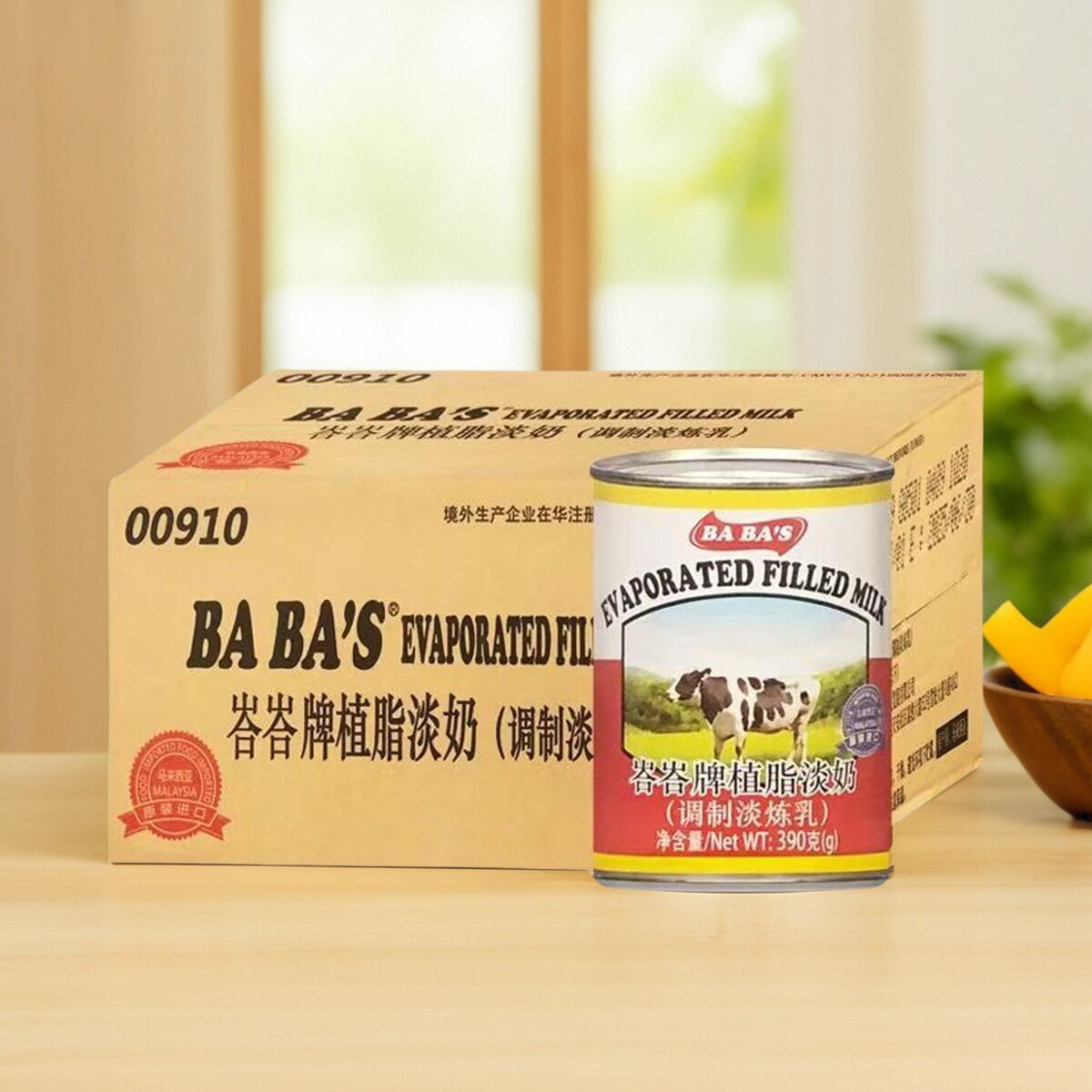 植脂淡奶390g*48罐烘焙原料包邮