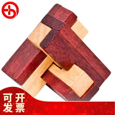 成人木制益智玩具 古典玩具 孔明锁 鲁班锁 鲁班木 潜伏