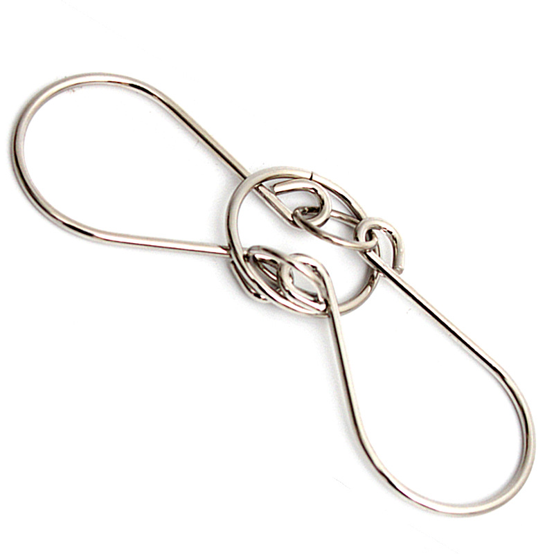 金蝉脱壳马蹄锁m扣a字解锁益智