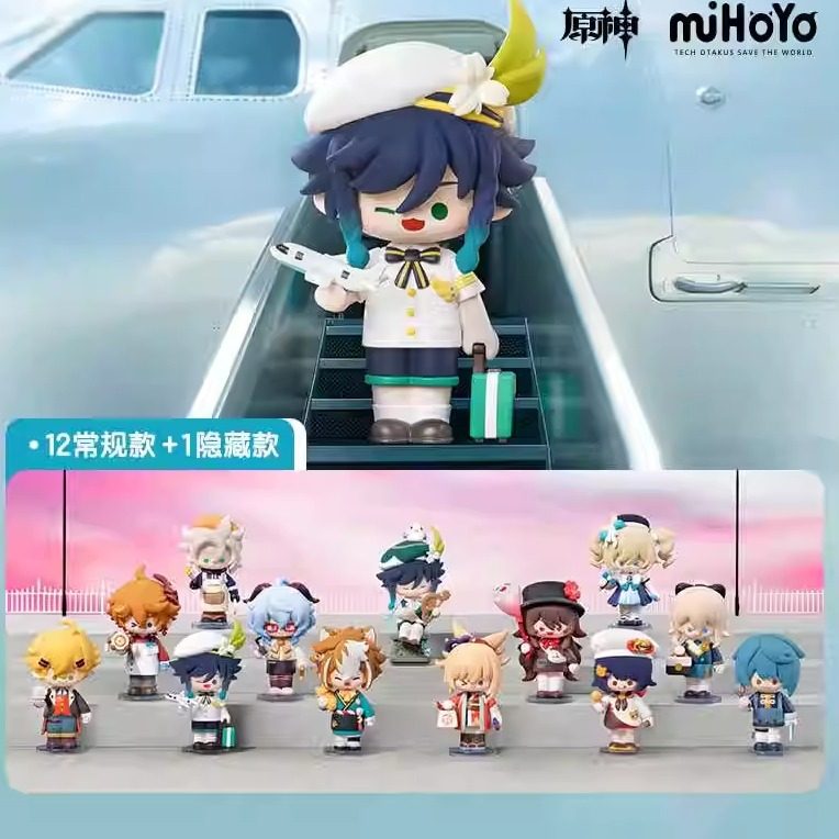 POPMART 泡泡玛特原神变装漫想主题Q版系列盲盒潮玩礼物周边手办