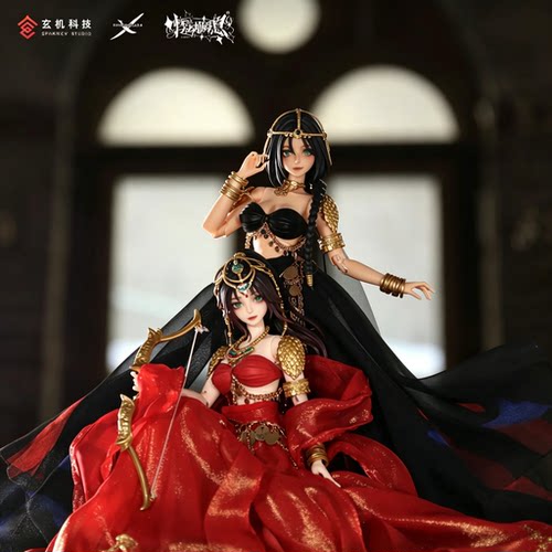 正版鬼刀联名BJD女娃可动盲盒