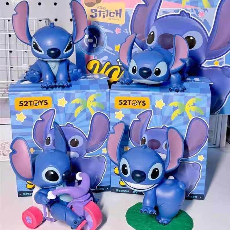 新品正版52toys史迪仔史迪奇在身边盲盒发条可动搞怪公仔礼物手办