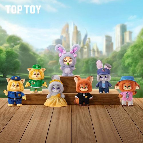TOPTOY疯狂动物城2毛绒盲盒