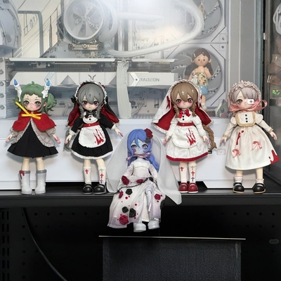 【现货】Nyssa妮撒怪诞梦魇系列12分bjd盲盒可动人偶摆件潮玩手办