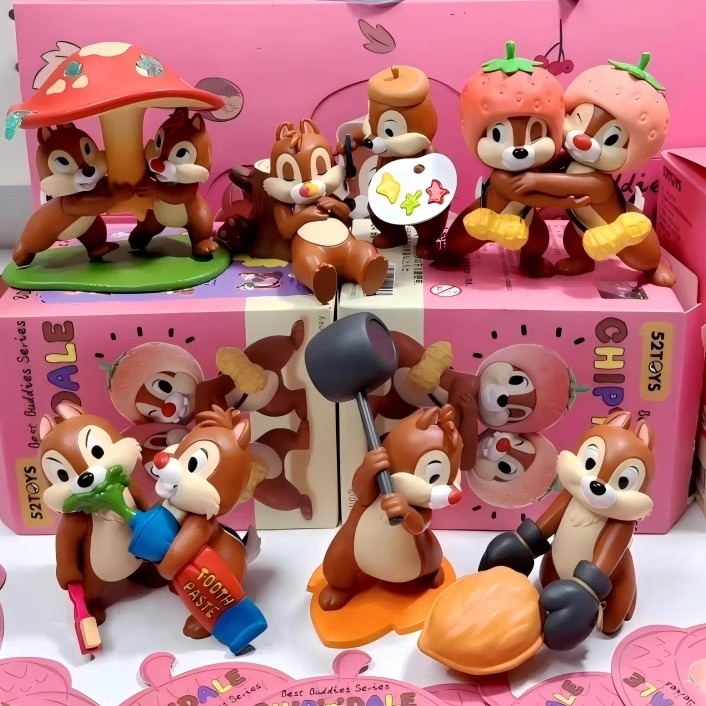 正版52TOYS迪士尼奇奇与蒂蒂哥俩好系列盲盒手办潮玩公仔摆件礼物
