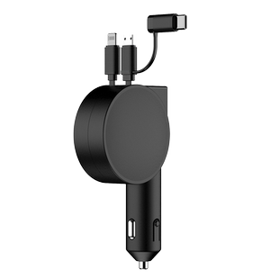 适用宝马车充新3系新5系自带伸缩线X1X2X3X4X5X6X7车载充电器快充