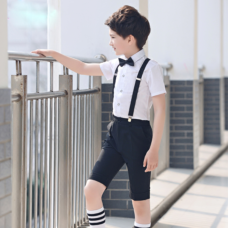 ¶ùͯÀñ·þÏļ¾ÄÐͯ»¨Í¯×°¸ÖÇÙÑݳö·þ±³´ø¶Ì¿ãÌ×װСÄк¢ºÏ³ª±íÑÝ·þ