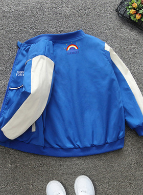 男童韩版棒球服外套春秋季儿童春装上衣2026新款男宝痞帅休闲衣服
